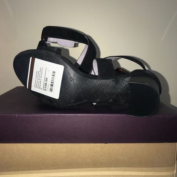 Johnston & Murphy Katarina Black Suede 6 NIB - Picture 5 of 5